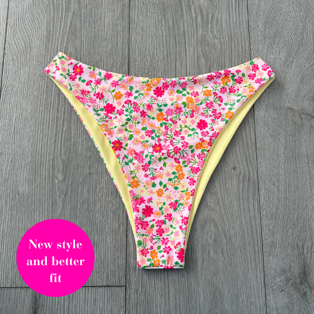 Stockholm Mid Rise Cheeky Bikini Bottoms
