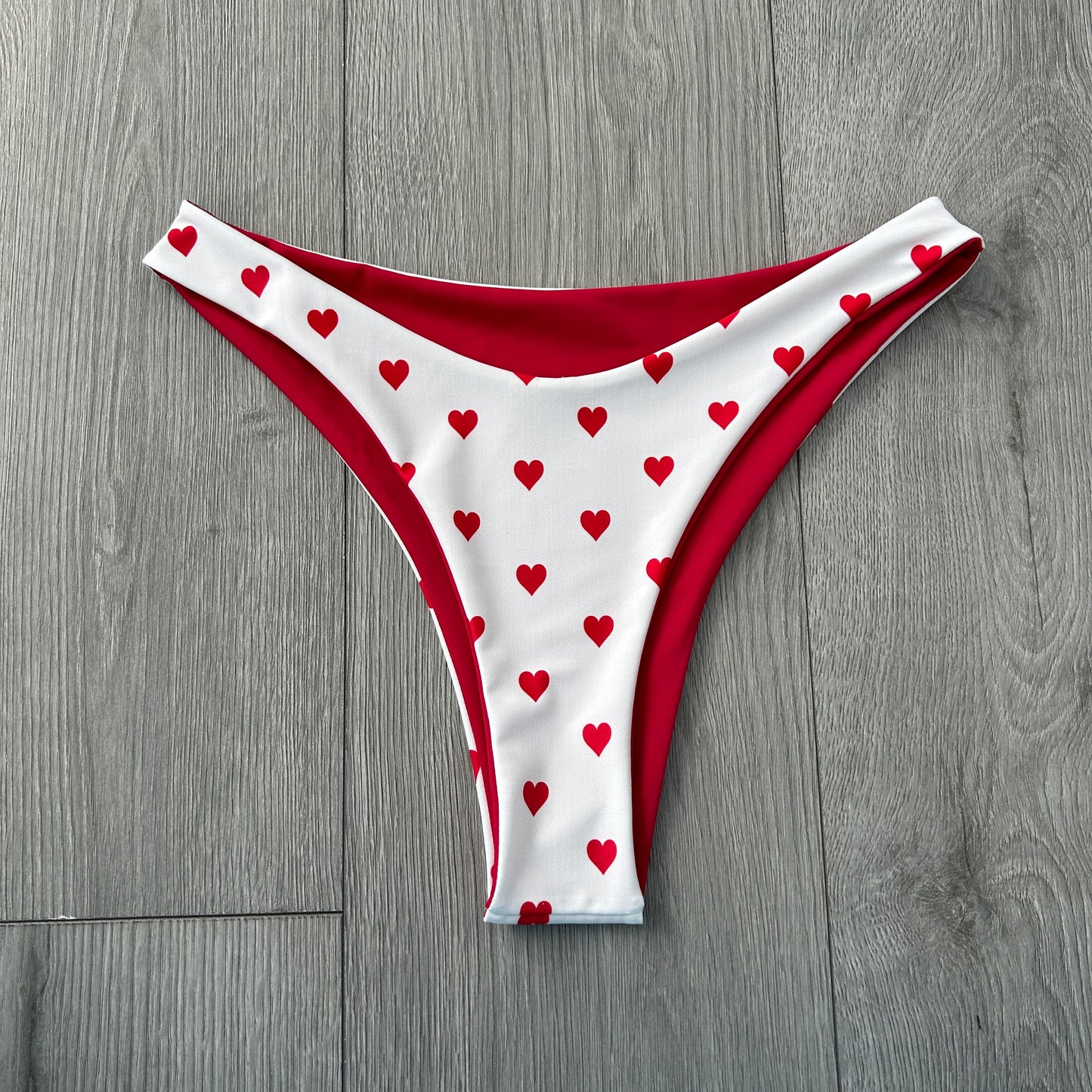 Vienna Mid Rise Thong Bikini Bottoms