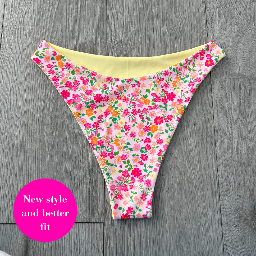 Stockholm Mid Rise Cheeky Bikini Bottoms