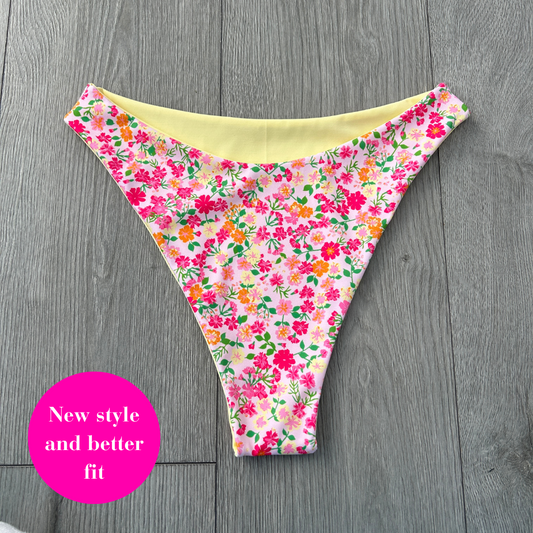 Stockholm Mid Rise Cheeky Bikini Bottoms