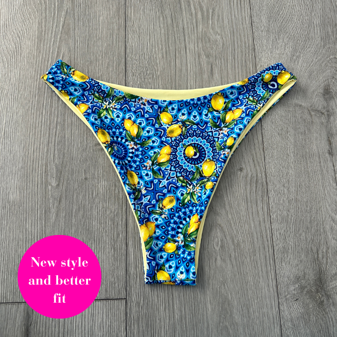 Positano Mid Rise Cheeky Bikini Bottoms