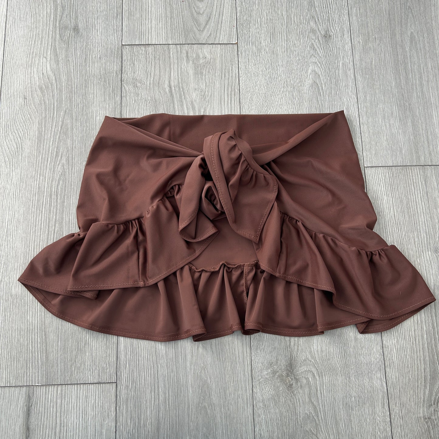 Chocolate Frilly Sarong