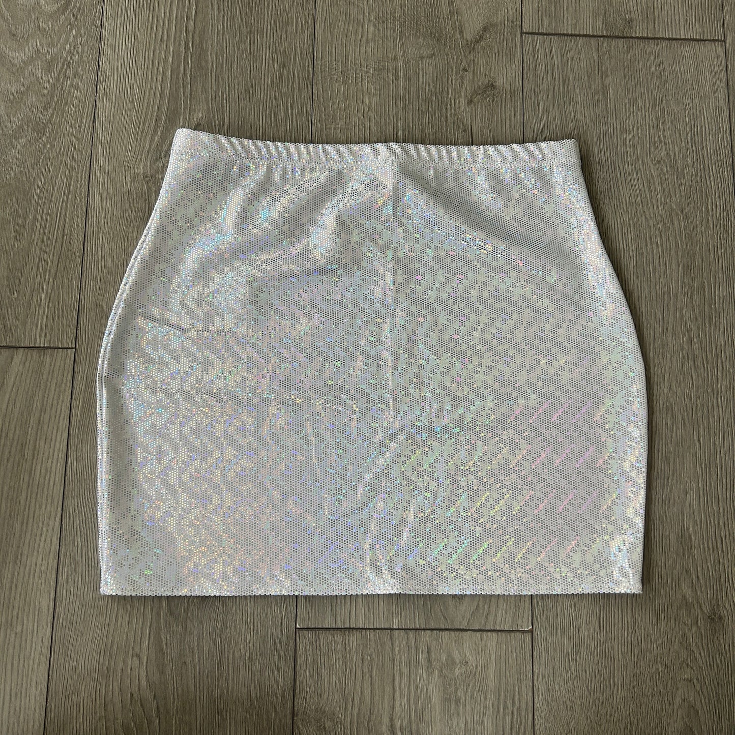 Silver Sparkle Skirt - Size 12
