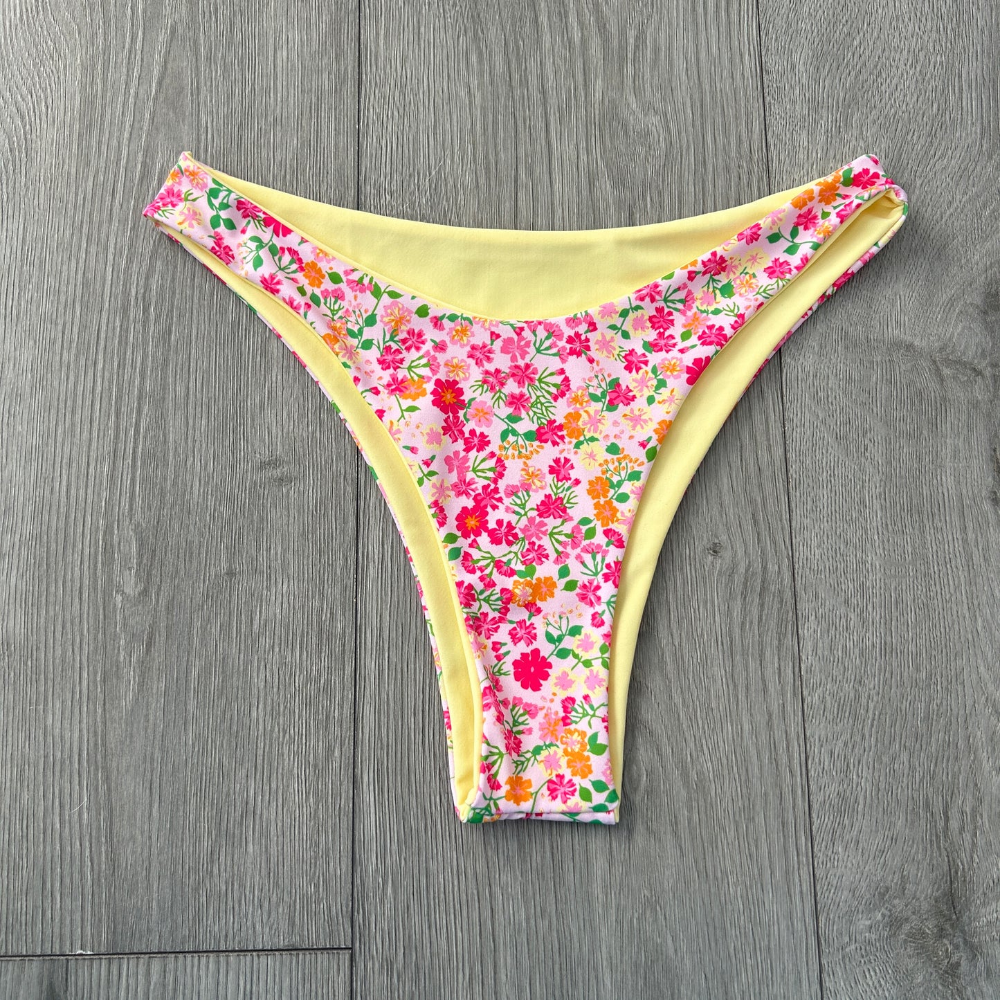 Stockholm Mid Rise Thong Bikini Bottoms