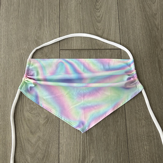 Pastel Handkerchief Halterneck Top - Size 10