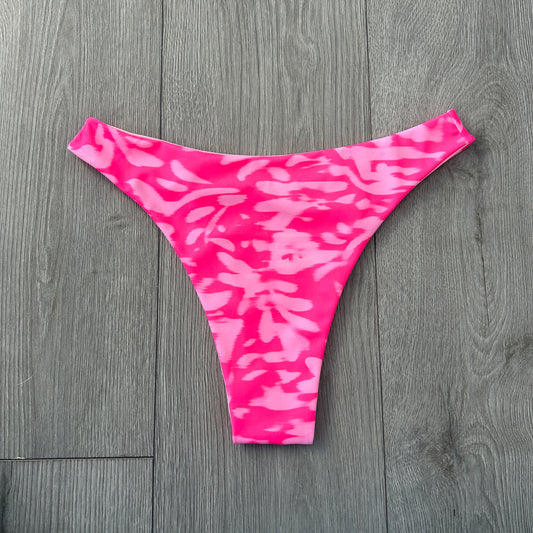 Malibu Mid Rise Thong Bikini Bottoms